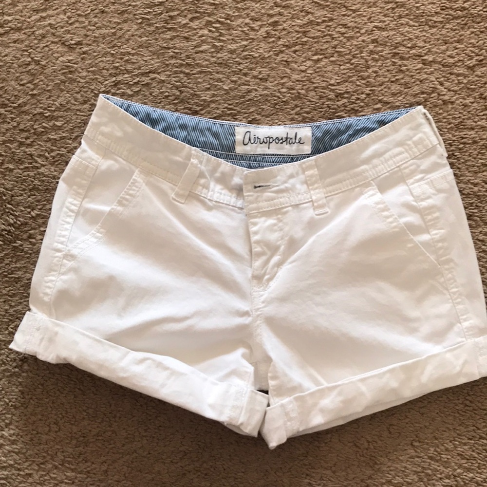 Aeropostale white shorts